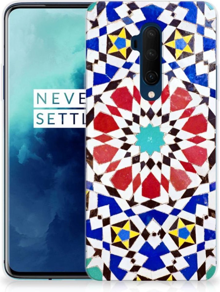 OnePlus 7T Pro TPU Siliconen Hoesje Mozaïek