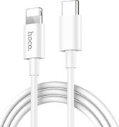 Hoco Swift Series Power Delivery USB-C naar Lightning Kabel 1m Wit