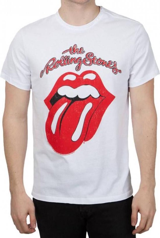 Amplified T-shirt "The Rolling Stones" Vintage, wit | bol.com