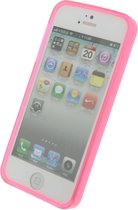 Mobilize Gelly Case Pink Transparant Apple iPhone 5/5S