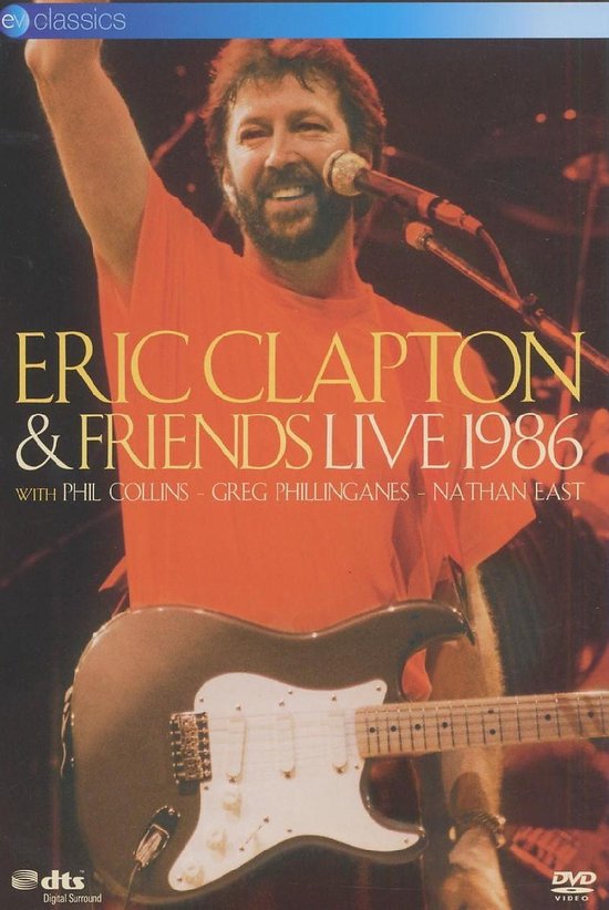 Cover van de film 'Eric Clapton & Friends - Live 1986'