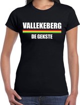 Carnaval Vallekeberg de gekste t-shirt zwart voor dames S