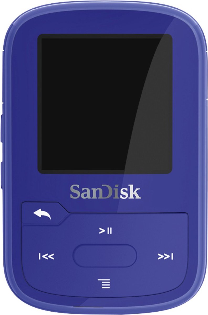 SanDisk Clip Sport Plus - Lecteur MP3 - 16 Go - Bleu | bol.com