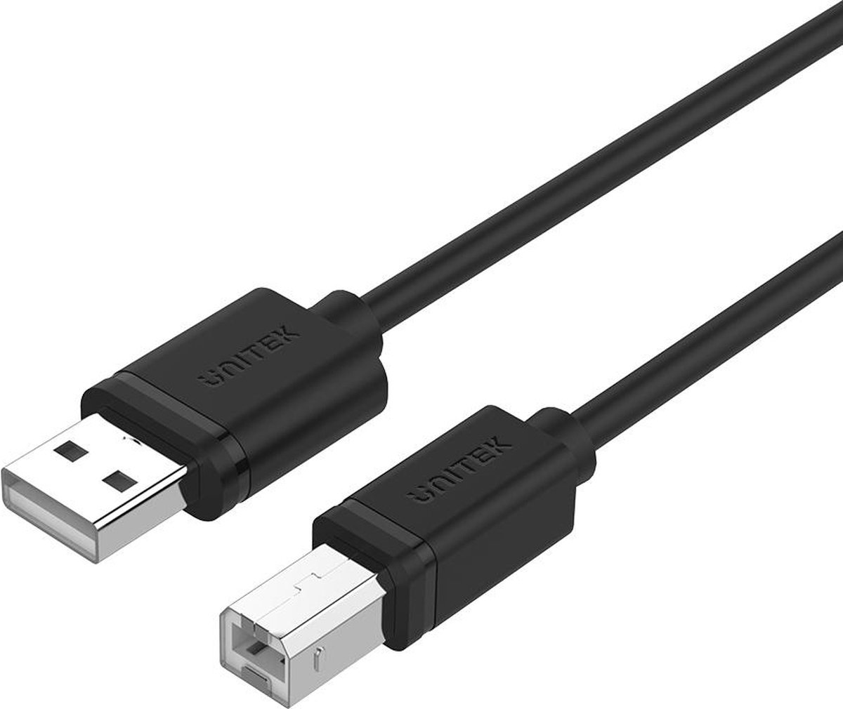 UNITEK Y-C4001GBK USB-kabel USB 2.0 2 m USB A USB B Zwart