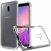 Samsung Galaxy J6 Plus hoes - Anti-Shock TPU Back Cover - Transparant