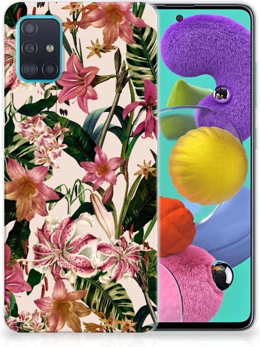 Samsung Galaxy A51 TPU Case Flowers
