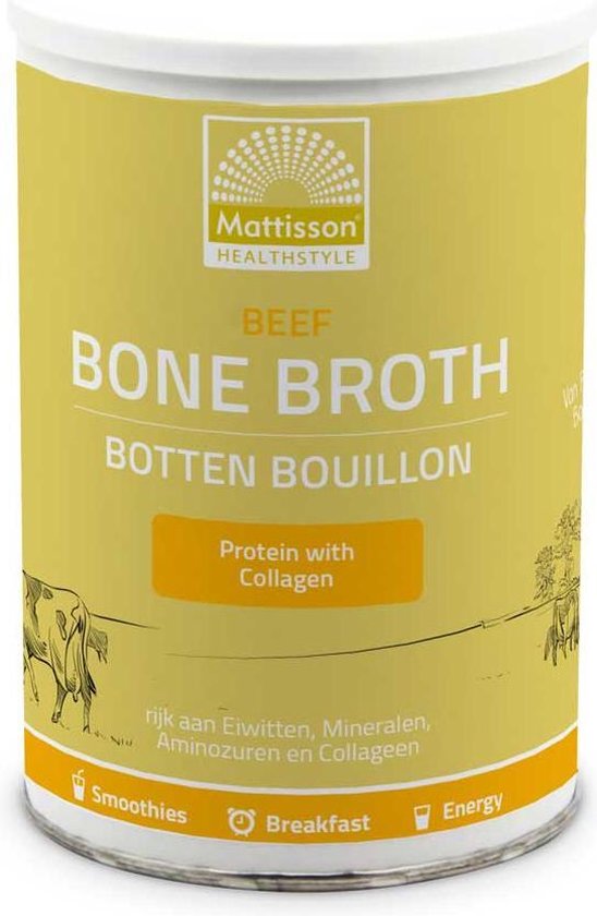 Mattisson Runder Botten Bouillon Beef Bone Broth 250 g