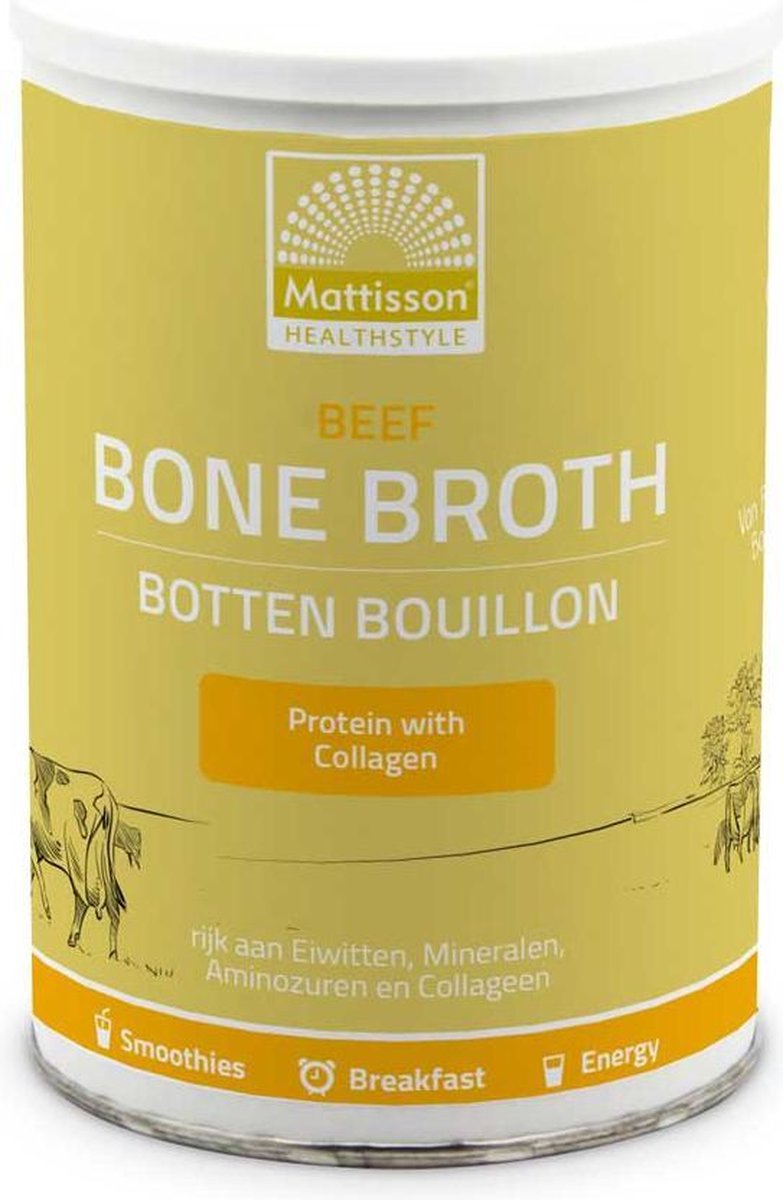Mattisson Runder Botten Bouillon Beef Bone Broth 250 g