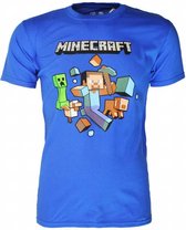 Minecraft - Runaway Blue Shirt - S