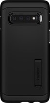 Spigen Backcase Hoesje Tough Armor Samsung Galaxy S10 - Zwart