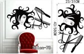 3D Sticker Decoratie Nagelsalon Vinyl Muurtattoo Nagels & Schoonheidssalon Vernis Polish Manicure Muursticker Schoonheidssalon Nagel Bar Raamdecoratie - Salon78 / Large