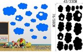 3D Sticker Decoratie Mooi Cloud Muurtattoo Wolken Sticker - Kid Slaapkamer Wanddecoratie Babykamer Decal Muurschildering DIY Home Decor Vinyl - Cloud6 / Small