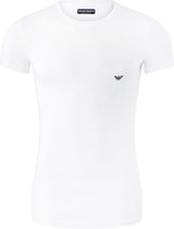 Emporio Armani T-shirt Iconic (1-pack) - heren stretch T-shirt O-neck - wit - Maat: XL