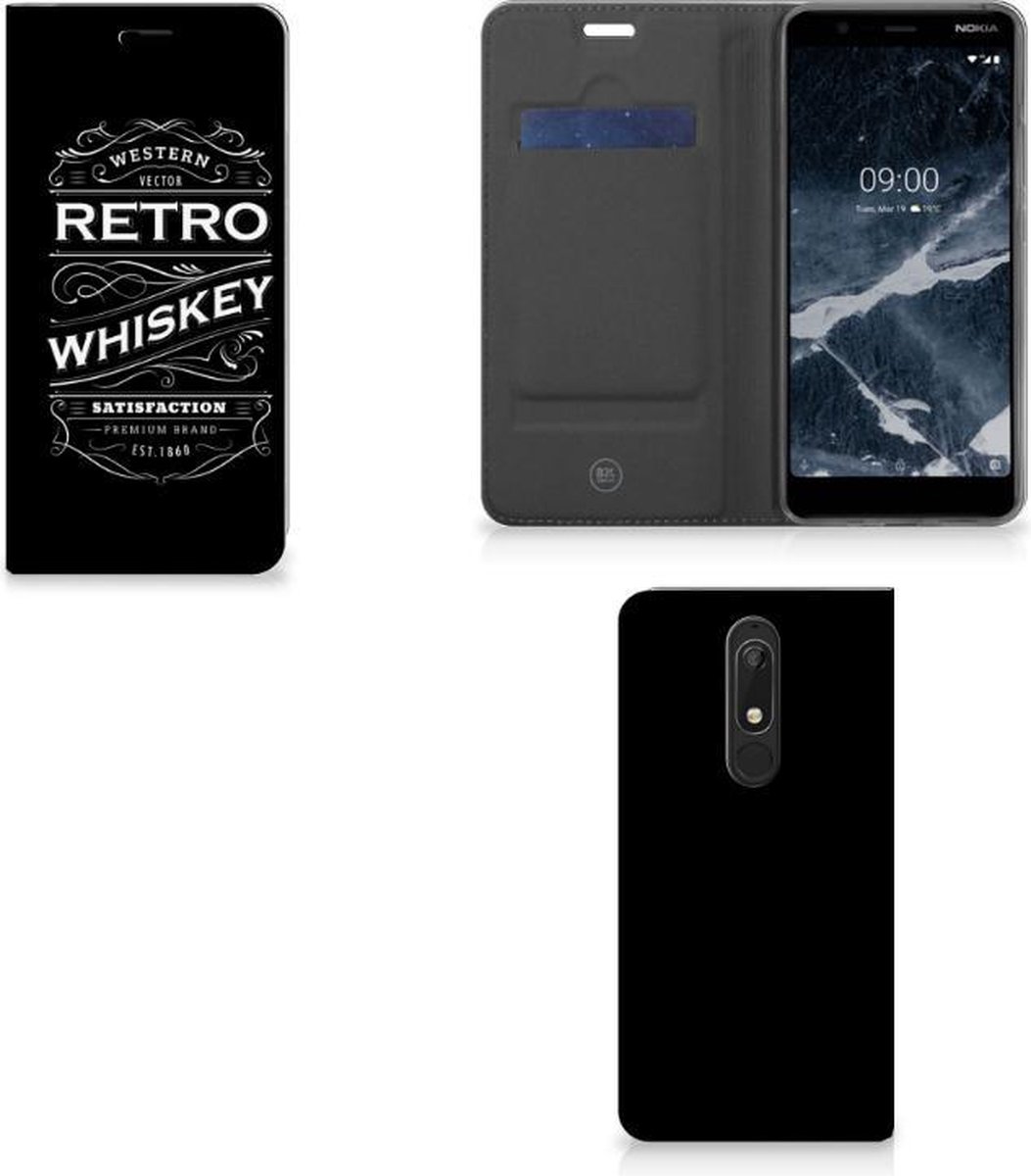 Nokia 5.1 (2018) Flip Style Cover Whiskey