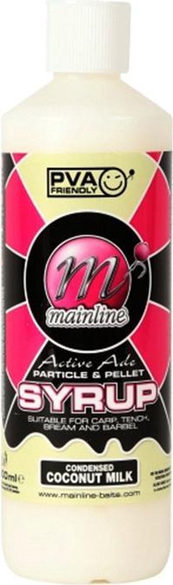 Mainline Particle and Pellet Syrup - Condensed Coconut Milk - 500ml - Wit van Mainline — afbeelding 3