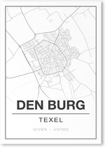 Poster/plattegrond DENBURG - 30x40cm