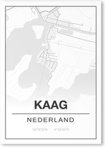 Poster/plattegrond KAAG - A4