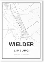 Poster/plattegrond WIELDER (WIJLRE) - 30x40cm