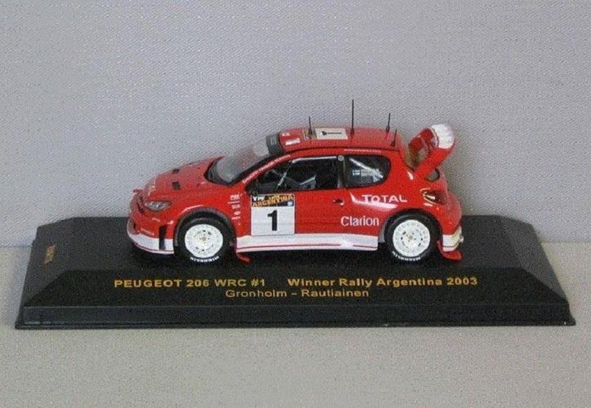 PEUGEOT 206 WRC #1 A-Online R.Sperrer Winner A1-Ring Rally (2001
