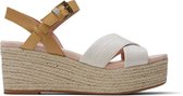 Toms Willow Dames Wedge - Natural - Maat 36