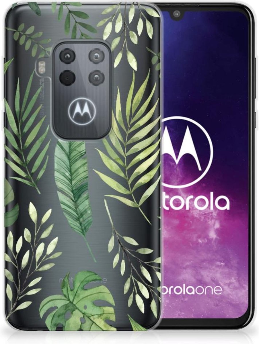 Motorola One Zoom TPU Case Leaves