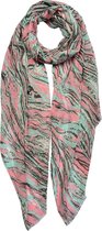 Clayre & Eef sjaal 100x180cm roze