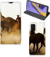 Geschikt voor Samsung Galaxy A51 Hoesje maken met Foto Design Cowboy