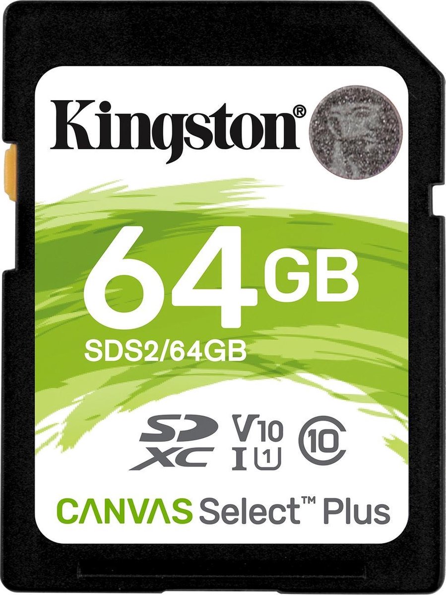 Kingston - SDXC 64GB Class10 UHS-I U1 V10
