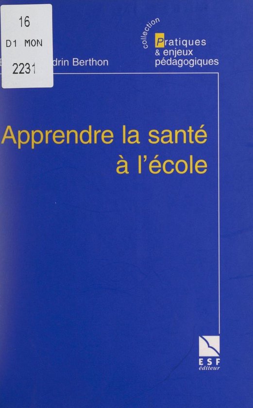 Apprendre la santé à l'école - cover