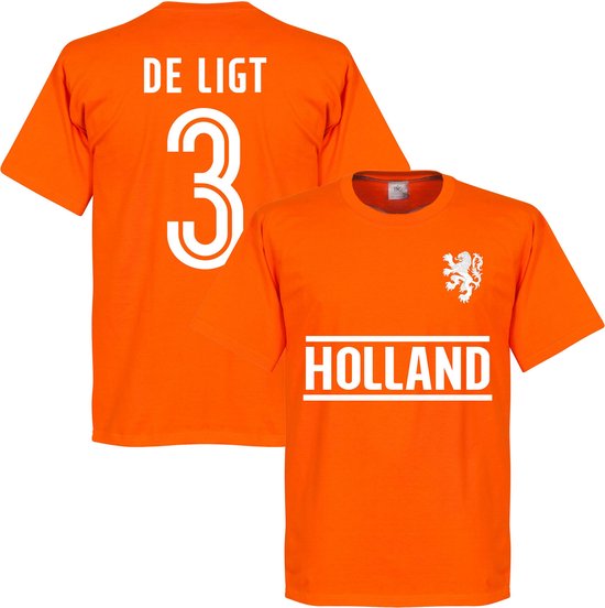 Nederlands Elftal de Ligt Team T-Shirt - Oranje - XXL | bol.com