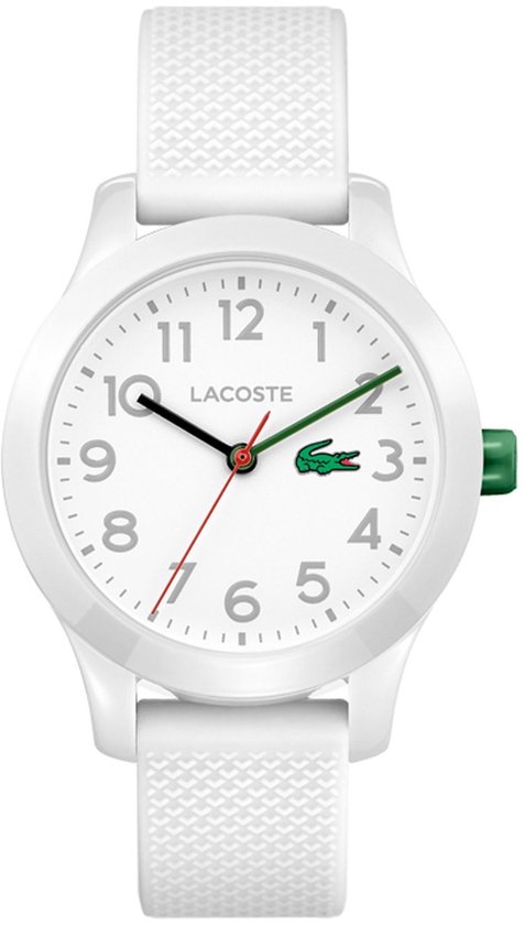 Lacoste LC2030003 Horloge - Rubber - Wit - Ø 32 mm | bol.com