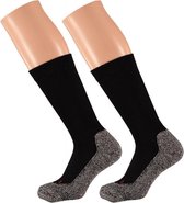 3 Paar zwarte wandelsokken voor dames 39/42 - dames wandelsokken/hiking sokken