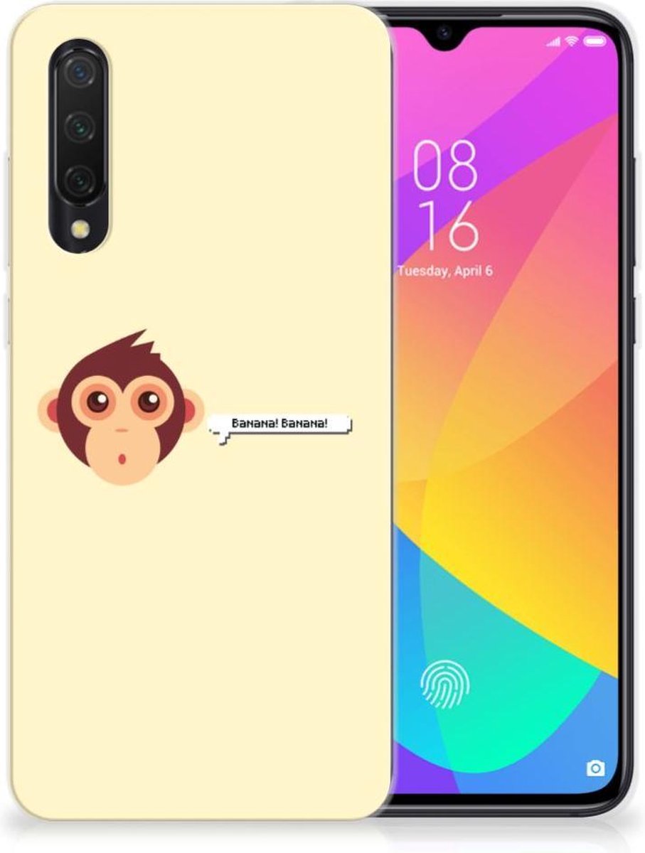 Xiaomi Mi 9 Lite Telefoonhoesje met Naam Monkey
