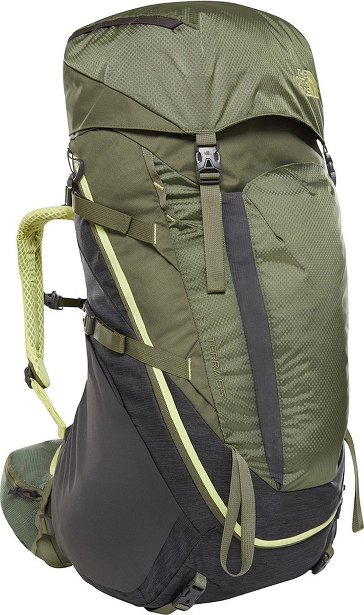 The North Face 55 Backpack - Tnfdrkgryhtr/Fourleafclvr - XSS | bol.com