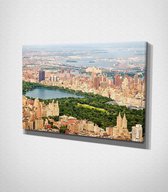 Central Park New York City Canvas - 60 x 40 cm - Steden - Schilderij - Canvas - Slaapkamer - Wanddecoratie  - Slaapkamer - Foto op canvas