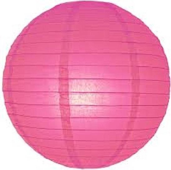 5 x Lampion fuchsia roze 45 cm