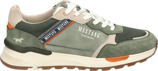 Mustang heren sneaker - Groen - Maat 43