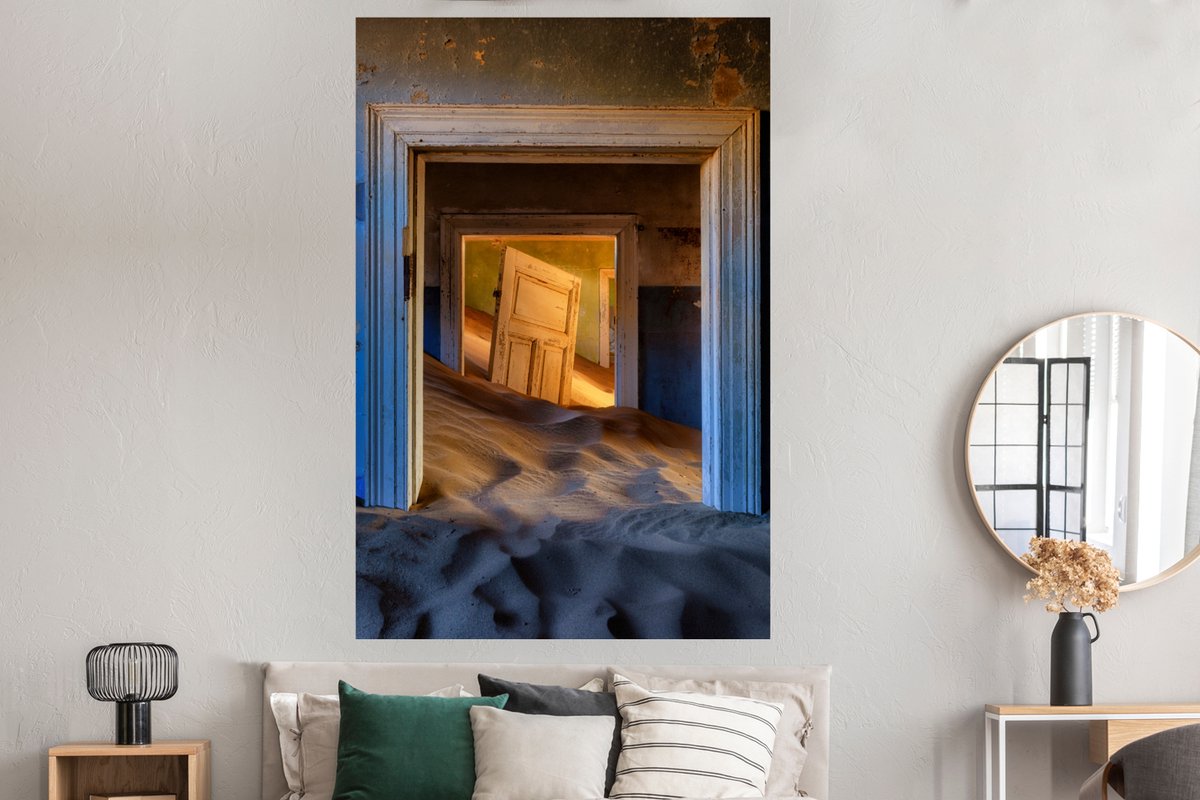 Zand - Blauw - Deur - Architectuur