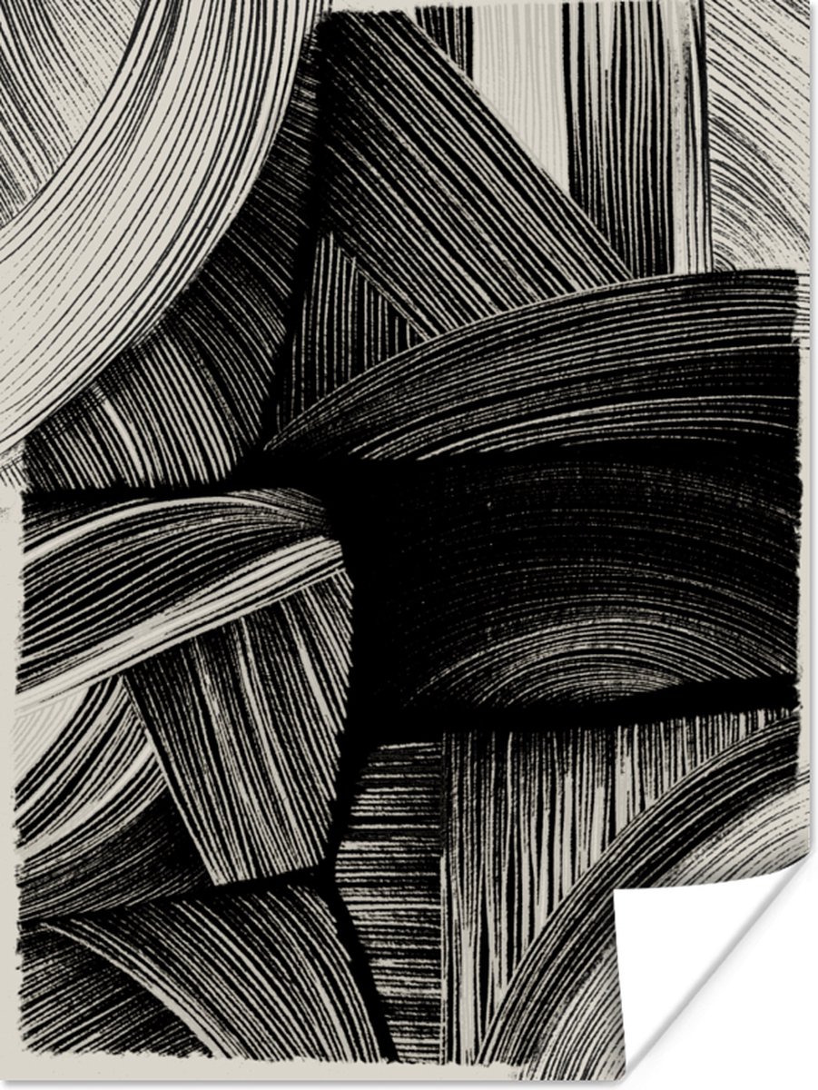 Abstract - Zwart - Wit - Lijnen
