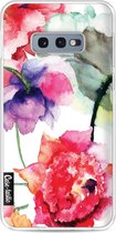 Casetastic Samsung Galaxy S10e Hoesje - Softcover Hoesje met Design - Watercolor Flowers Print