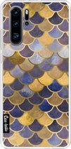 Casetastic Huawei P30 Pro Hoesje - Softcover Hoesje met Design - Sapphire Scales Print