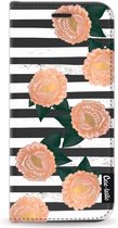 Casetastic Wallet Case Black Samsung Galaxy S8 - Striped Winter Flowers