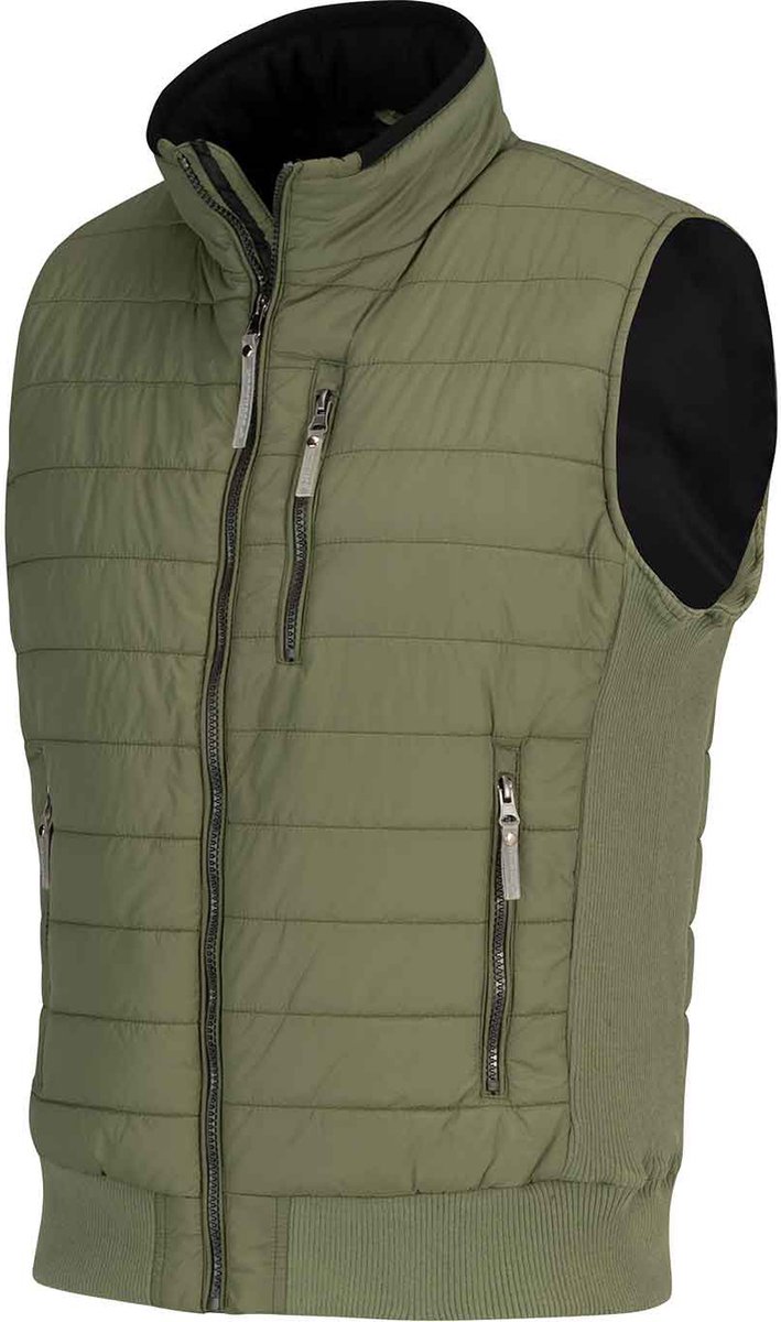 BJØRNSON Alec Bodywarmer 4 seizoenen Heren - Outdoor - Maat 3XL - Olivine groen