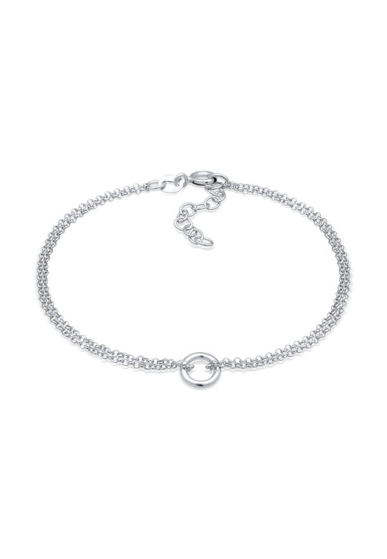 Elli Halskette Damen Partnerkette Dreieck Anhänger Triangel Geo Minimal in 925 Sterling Silber