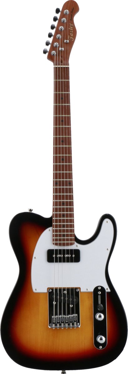 Fazley Sunset Series Tempest 90 3-Color Sunburst elektrische gitaar met gigbag