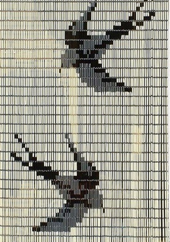 Vliegengordijnexpert hulzen – 90 x 210 cm – crème