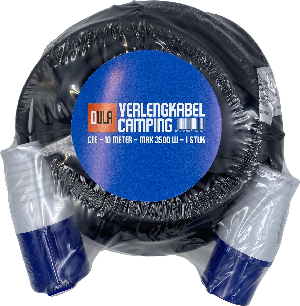 Verlengkabel voor de camping 15 meter Verlengkabel voor de camping 15 meter