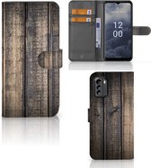 GSM Hoesje Nokia G60 Leuk Case Cadeau voor Mannen Steigerhout