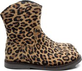 Bruine ShoesMe Laarsjes Panter Print