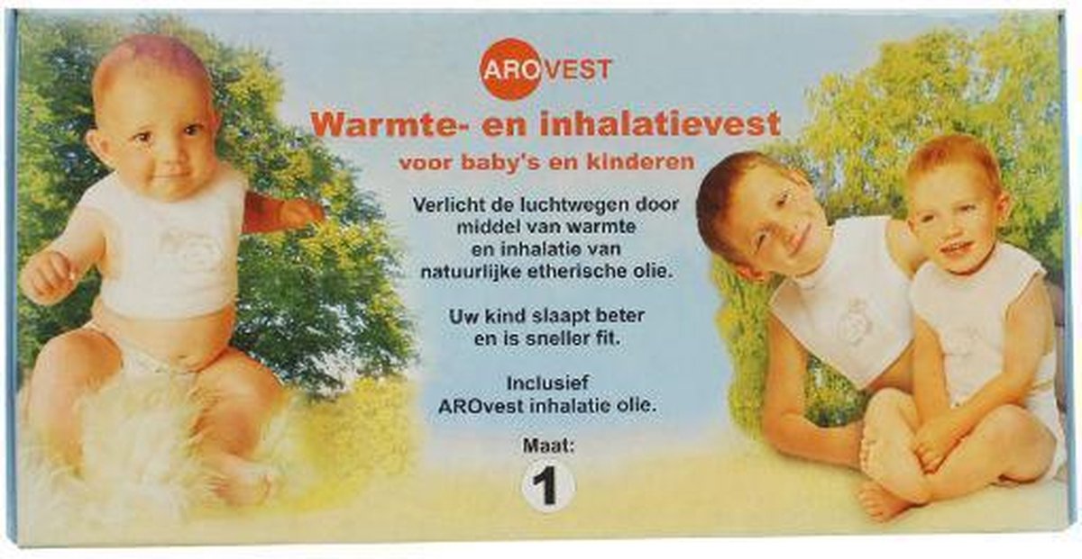 Aromed Arovest Warmte- en Inhalatievest voor baby nr1